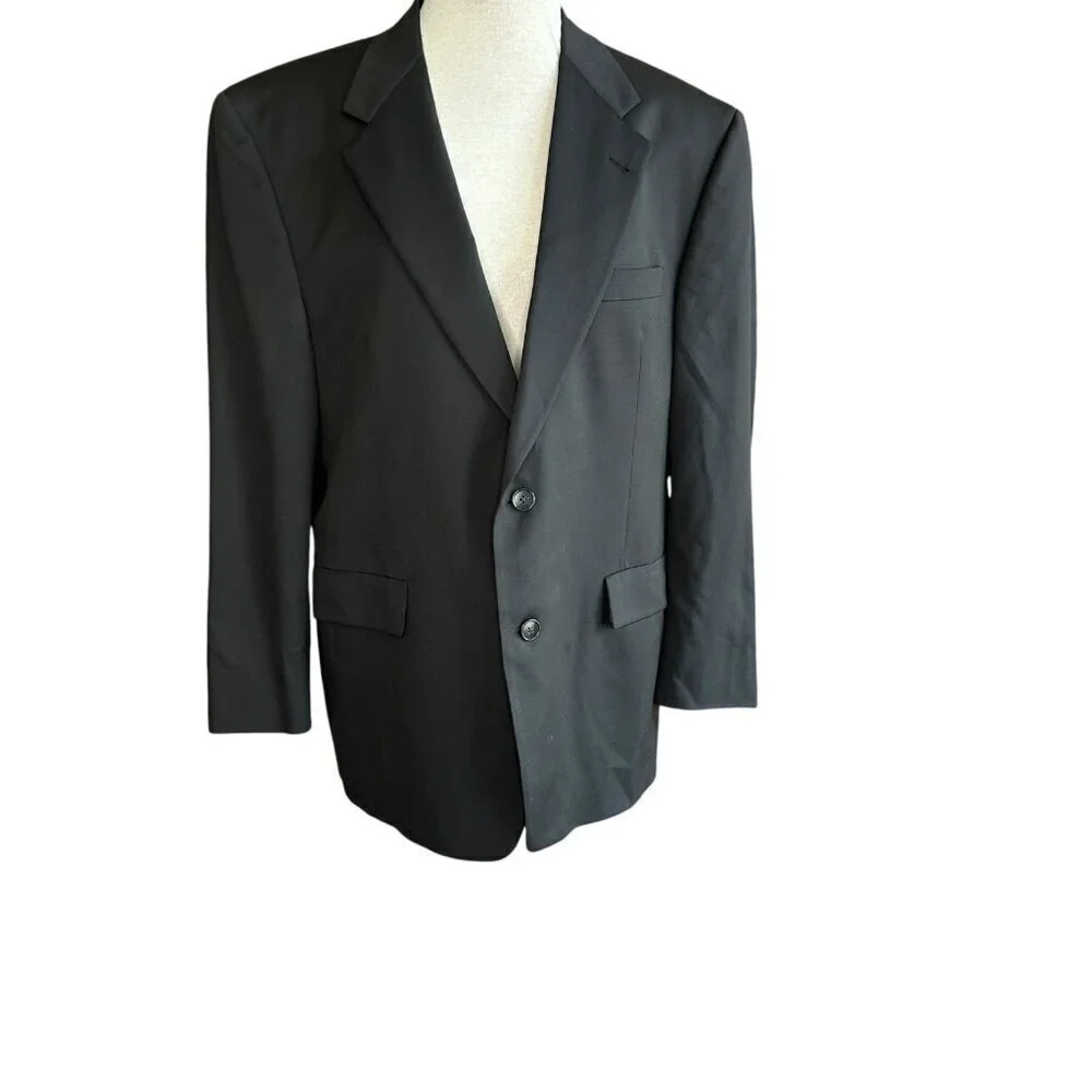Hart Schaffner & Marx Gold Trumpeter Brown Wool Sports Coat Blazer Size 40R